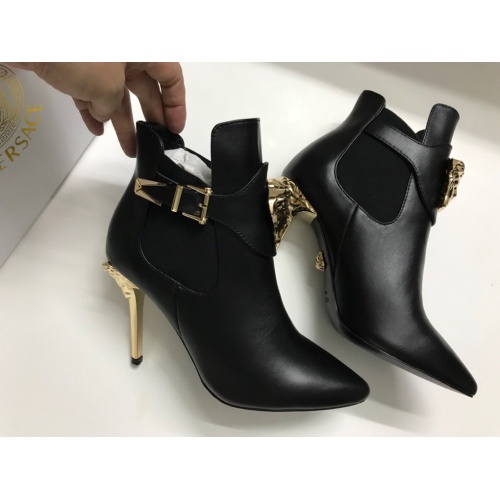 Wholesale Versace Boots For Women #1257775 $96.00 USD, Wholesale Quality Replica Versace Boots