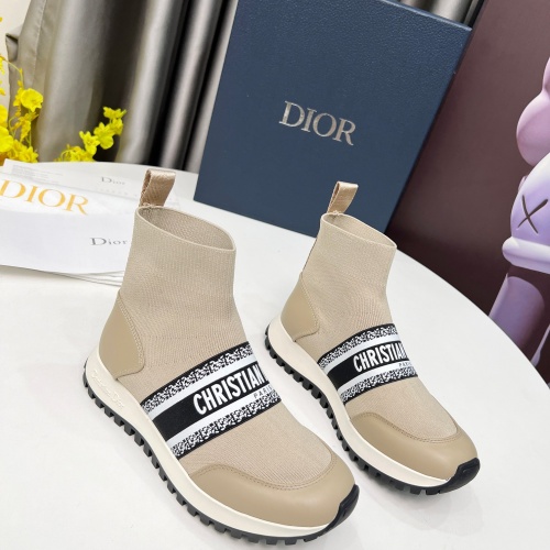 Replica Christian Dior Boots For Women #1257801 $96.00 USD for Wholesale