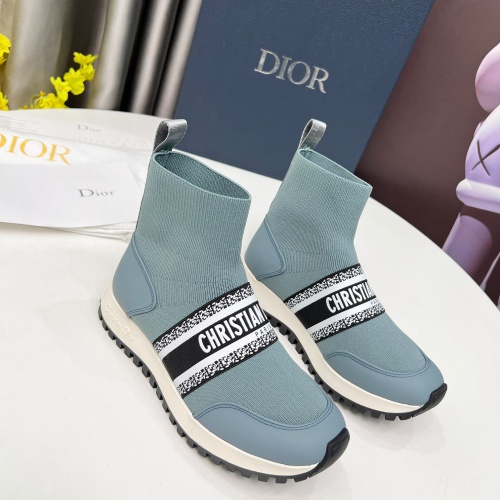 Replica Christian Dior Boots For Women #1257806 $96.00 USD for Wholesale