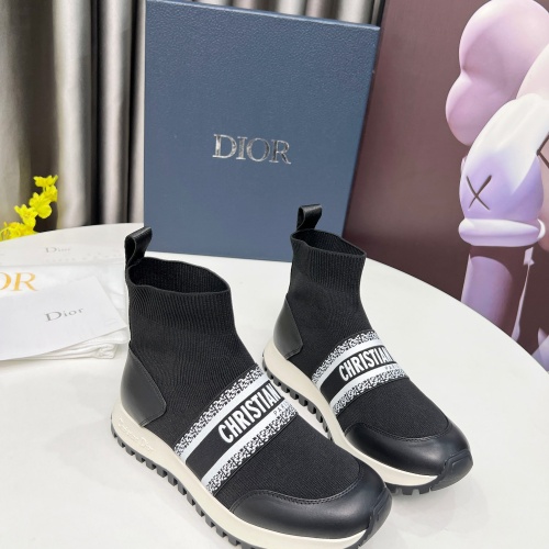 Replica Christian Dior Boots For Women #1257808 $96.00 USD for Wholesale