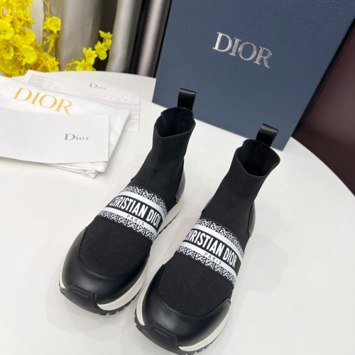 Replica Christian Dior Boots For Women #1257808 $96.00 USD for Wholesale