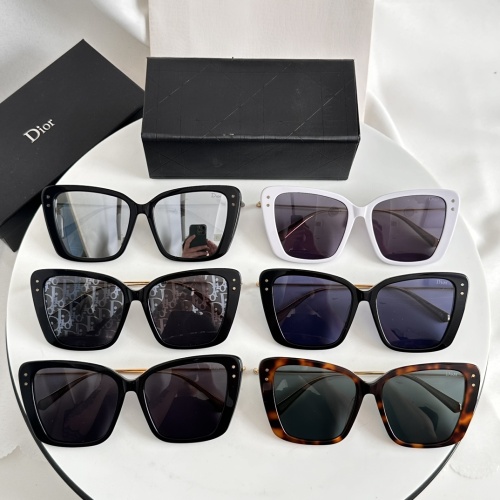 Replica Christian Dior AAA Quality Sunglasses #1257835 $45.00 USD for Wholesale