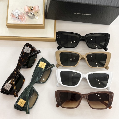 Replica Dolce & Gabbana AAA Quality Sunglasses #1257857 $60.00 USD for Wholesale