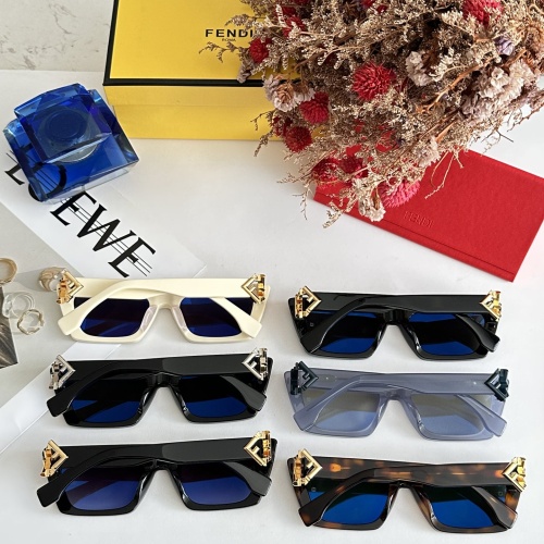 Replica Fendi AAA Quality Sunglasses #1257863 $64.00 USD for Wholesale