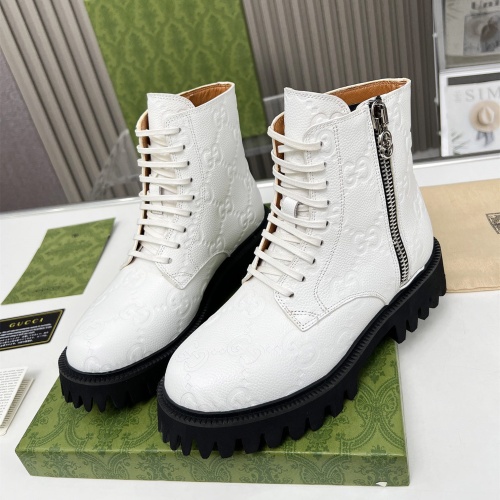 Wholesale Gucci Boots For Women #1257864 $105.00 USD, Wholesale Quality Replica Gucci Boots