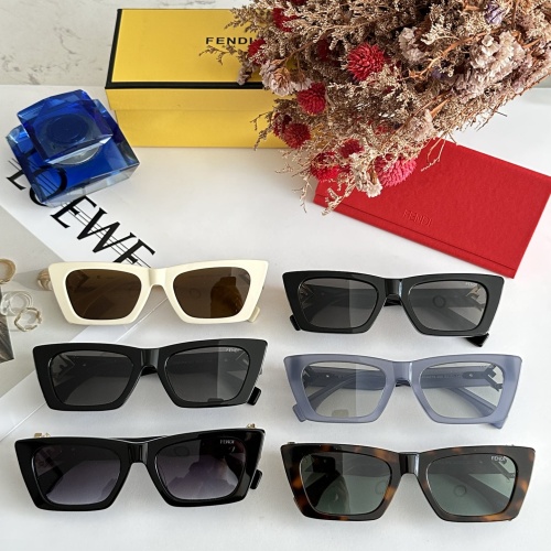 Replica Fendi AAA Quality Sunglasses #1257865 $64.00 USD for Wholesale