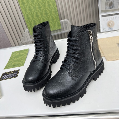 Wholesale Gucci Boots For Women #1257870 $105.00 USD, Wholesale Quality Replica Gucci Boots