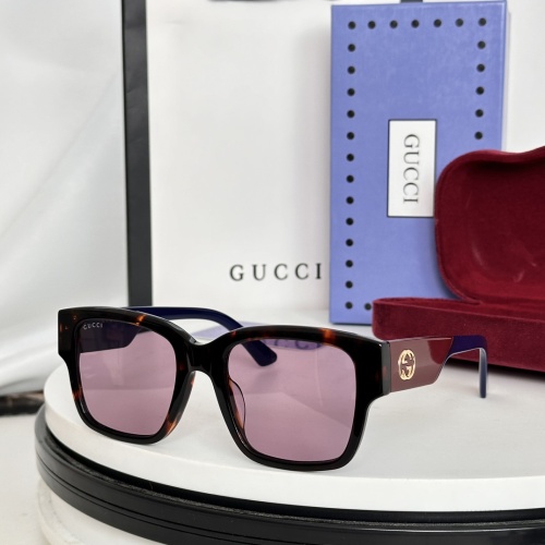 Wholesale Gucci AAA Quality Sunglasses #1257881 $45.00 USD, Wholesale Quality Replica Gucci AAA Quality Sunglasses