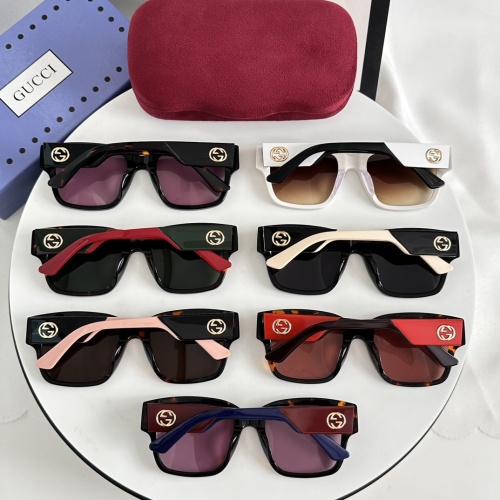 Replica Gucci AAA Quality Sunglasses #1257881 $45.00 USD for Wholesale