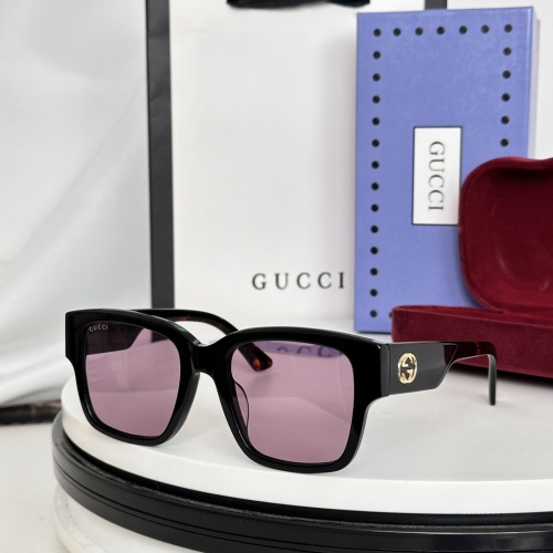 Wholesale Gucci AAA Quality Sunglasses #1257882 $45.00 USD, Wholesale Quality Replica Gucci AAA Quality Sunglasses