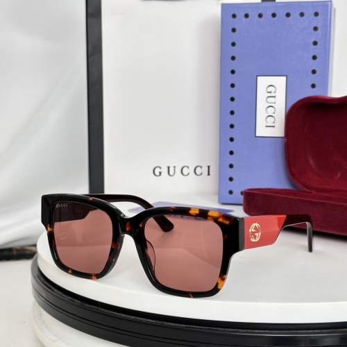 Wholesale Gucci AAA Quality Sunglasses #1257883 $45.00 USD, Wholesale Quality Replica Gucci AAA Quality Sunglasses