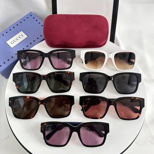 Replica Gucci AAA Quality Sunglasses #1257883 $45.00 USD for Wholesale