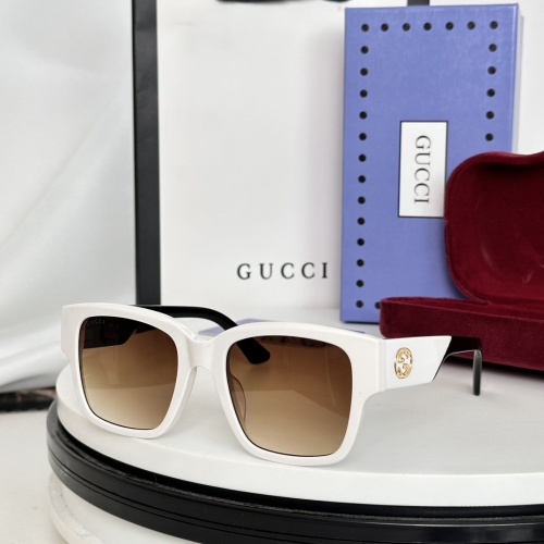 Wholesale Gucci AAA Quality Sunglasses #1257885 $45.00 USD, Wholesale Quality Replica Gucci AAA Quality Sunglasses