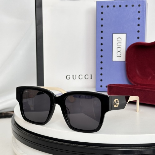 Wholesale Gucci AAA Quality Sunglasses #1257886 $45.00 USD, Wholesale Quality Replica Gucci AAA Quality Sunglasses