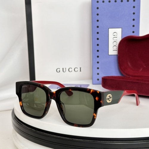 Wholesale Gucci AAA Quality Sunglasses #1257887 $45.00 USD, Wholesale Quality Replica Gucci AAA Quality Sunglasses