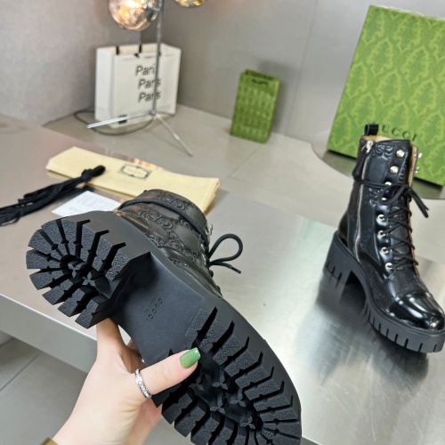 Replica Gucci Boots For Women #1257891 $112.00 USD for Wholesale