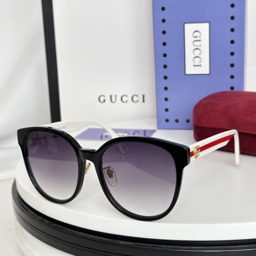 Wholesale Gucci AAA Quality Sunglasses #1257894 $48.00 USD, Wholesale Quality Replica Gucci AAA Quality Sunglasses