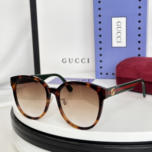 Wholesale Gucci AAA Quality Sunglasses #1257896 $48.00 USD, Wholesale Quality Replica Gucci AAA Quality Sunglasses