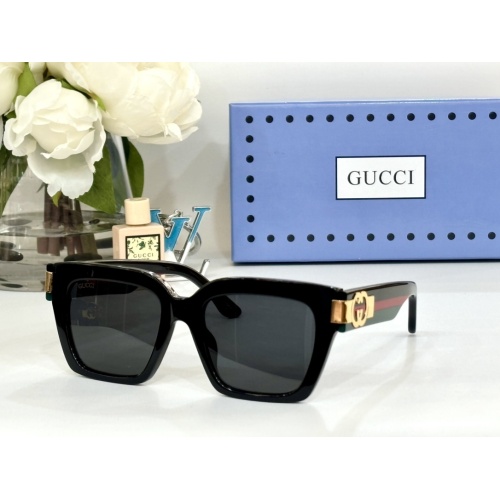 Wholesale Gucci AAA Quality Sunglasses #1257897 $52.00 USD, Wholesale Quality Replica Gucci AAA Quality Sunglasses