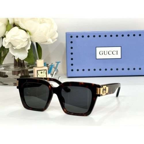 Wholesale Gucci AAA Quality Sunglasses #1257899 $52.00 USD, Wholesale Quality Replica Gucci AAA Quality Sunglasses