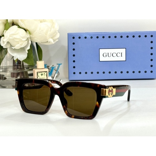 Wholesale Gucci AAA Quality Sunglasses #1257900 $52.00 USD, Wholesale Quality Replica Gucci AAA Quality Sunglasses