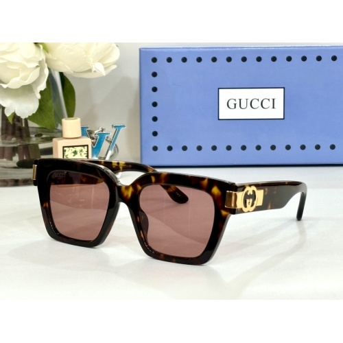 Wholesale Gucci AAA Quality Sunglasses #1257901 $52.00 USD, Wholesale Quality Replica Gucci AAA Quality Sunglasses