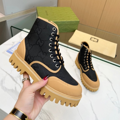 Wholesale Gucci Boots For Women #1257908 $98.00 USD, Wholesale Quality Replica Gucci Boots