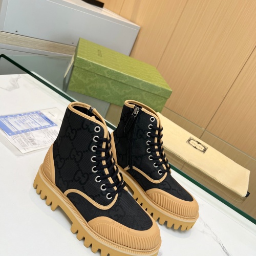 Replica Gucci Boots For Women #1257908 $98.00 USD for Wholesale