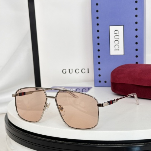 Wholesale Gucci AAA Quality Sunglasses #1257911 $52.00 USD, Wholesale Quality Replica Gucci AAA Quality Sunglasses