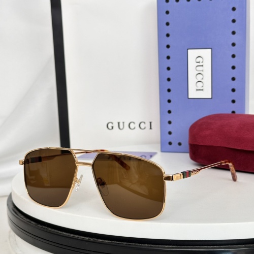 Wholesale Gucci AAA Quality Sunglasses #1257912 $52.00 USD, Wholesale Quality Replica Gucci AAA Quality Sunglasses