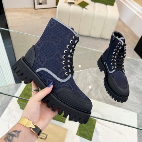 Wholesale Gucci Boots For Women #1257917 $98.00 USD, Wholesale Quality Replica Gucci Boots