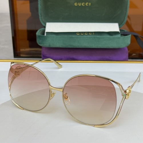 Wholesale Gucci AAA Quality Sunglasses #1257919 $56.00 USD, Wholesale Quality Replica Gucci AAA Quality Sunglasses