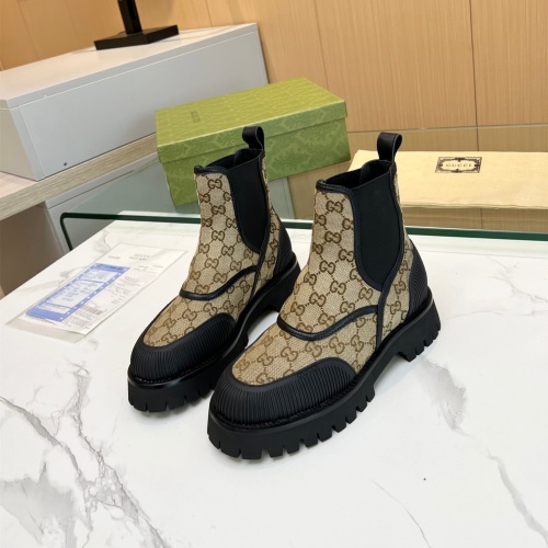 Wholesale Gucci Boots For Women #1257920 $98.00 USD, Wholesale Quality Replica Gucci Boots