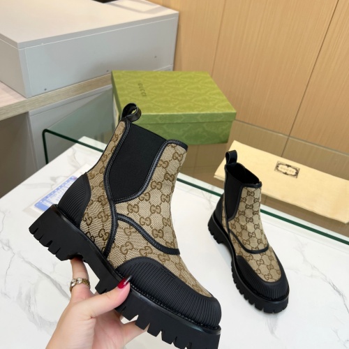 Replica Gucci Boots For Women #1257920 $98.00 USD for Wholesale