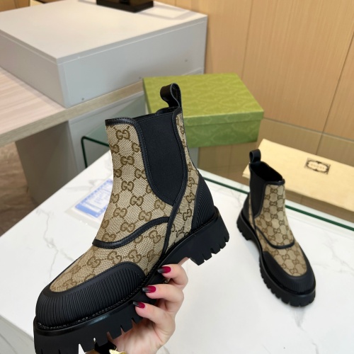 Replica Gucci Boots For Women #1257920 $98.00 USD for Wholesale