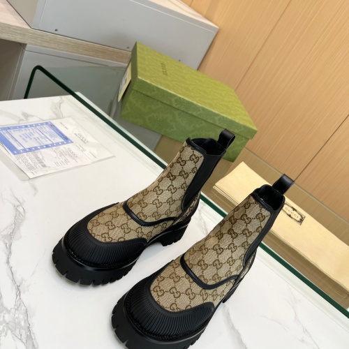 Replica Gucci Boots For Women #1257920 $98.00 USD for Wholesale