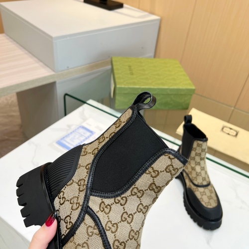 Replica Gucci Boots For Women #1257920 $98.00 USD for Wholesale