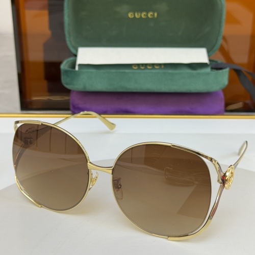 Wholesale Gucci AAA Quality Sunglasses #1257921 $56.00 USD, Wholesale Quality Replica Gucci AAA Quality Sunglasses