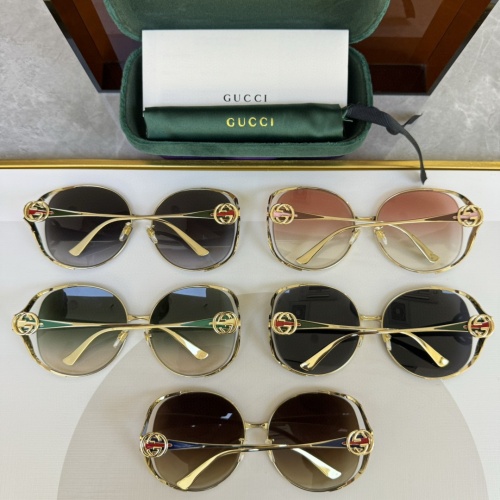 Replica Gucci AAA Quality Sunglasses #1257921 $56.00 USD for Wholesale