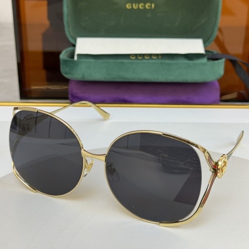 Wholesale Gucci AAA Quality Sunglasses #1257922 $56.00 USD, Wholesale Quality Replica Gucci AAA Quality Sunglasses