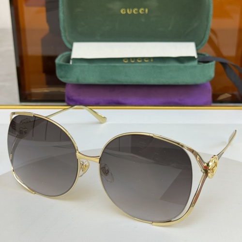 Wholesale Gucci AAA Quality Sunglasses #1257923 $56.00 USD, Wholesale Quality Replica Gucci AAA Quality Sunglasses