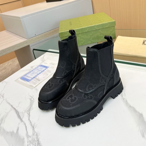 Wholesale Gucci Boots For Women #1257926 $98.00 USD, Wholesale Quality Replica Gucci Boots