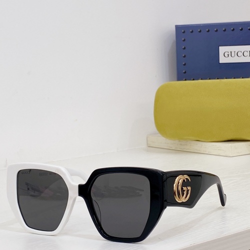 Wholesale Gucci AAA Quality Sunglasses #1257928 $56.00 USD, Wholesale Quality Replica Gucci AAA Quality Sunglasses