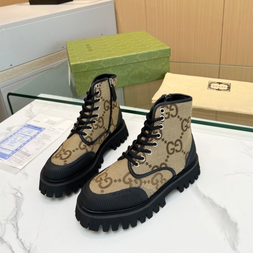 Wholesale Gucci Boots For Women #1257935 $98.00 USD, Wholesale Quality Replica Gucci Boots