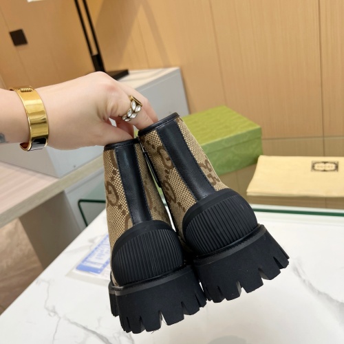 Replica Gucci Boots For Women #1257935 $98.00 USD for Wholesale