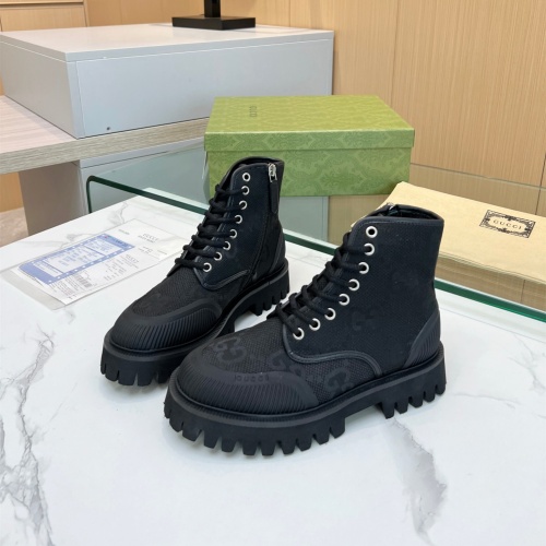 Wholesale Gucci Boots For Women #1257937 $98.00 USD, Wholesale Quality Replica Gucci Boots