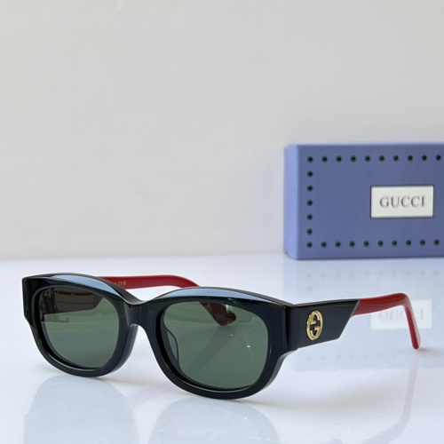 Wholesale Gucci AAA Quality Sunglasses #1257939 $64.00 USD, Wholesale Quality Replica Gucci AAA Quality Sunglasses