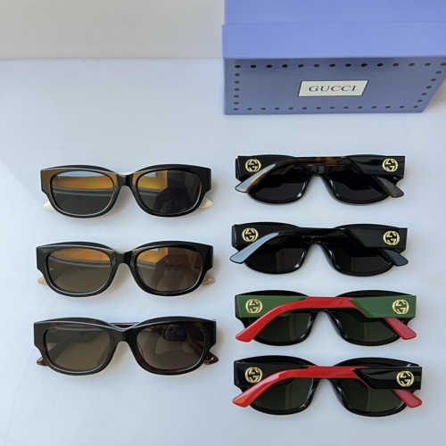 Replica Gucci AAA Quality Sunglasses #1257940 $64.00 USD for Wholesale