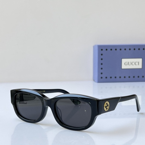 Wholesale Gucci AAA Quality Sunglasses #1257941 $64.00 USD, Wholesale Quality Replica Gucci AAA Quality Sunglasses