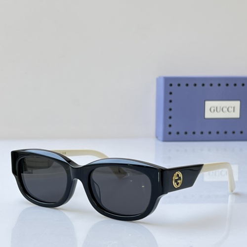 Wholesale Gucci AAA Quality Sunglasses #1257943 $64.00 USD, Wholesale Quality Replica Gucci AAA Quality Sunglasses